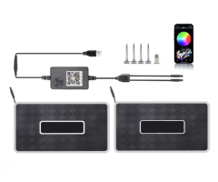 LED RGB nášlapná deska na koberce sada 2ks
