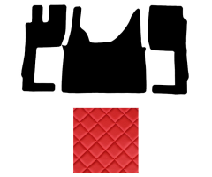 Ford F-MAX (43) koberce prošívané červené