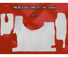 MB MP II + III (17) koberce prošívané červené VÝPRODEJ