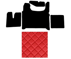 M TGX (NEW 2020) (70) koberce prošívané červené