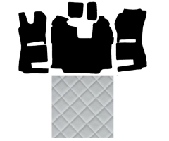 SCAN R (41) 2014 stream automat koberce prošívané bílé VÝPRODEJ