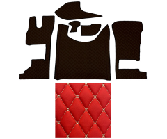 D XG V+P (67) koberec ROMBA červený