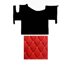 Ren T bez tunelu (55) koberec ROMBA červený