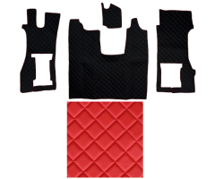 SCAN R/S (60) 2018 tunel neodpruž. sed. spol. prošívané červené