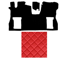 SCAN S(59) 2018 sedadlo spol. vzduch prošívané červené