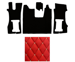 SCAN R (61) R 2018 koberec ROMBA červený