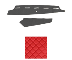 Koženkový potah pal.9 A VOL 2013 červený VÝPRODEJ