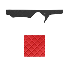 Koženkový potah pal. (17) Ive S-WAY červený