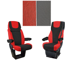 D XG potah sedačky 1x pás mamut ČERVENÝ