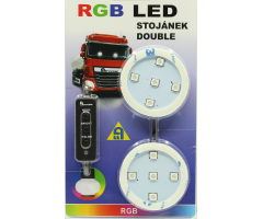 Stojánek světelný RGB dvojitý POPPY