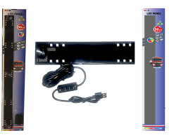 Světelný RGB LED dvojitý panel 90cm