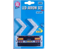 Poziční šipky 24V 14 LED červené