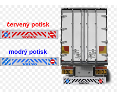 Zástěrka gumová NÁVĚS bílá /černá VOLVO