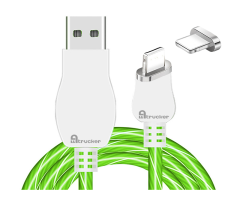 USB propojovací/nabíjecí kabel  AP zelený