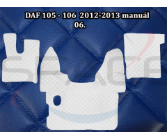 D XF 105/106 (6) 2012-2013 manuál koberce prošívané modré