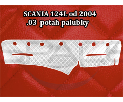 Koženkový potah pal. (03) SCANIA 124L od 2004 červený