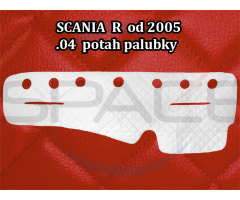Koženkový potah pal. (04) SCA R 2005 červený