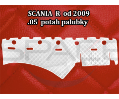 Koženkový potah pal. (05) SCA R 2009 červený