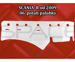 Koženkový potah pal. (06) SCA R 2009 červený