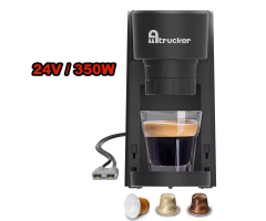 Kávovar na kapsle 24V stolní