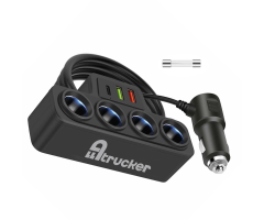 Zasuvka 3x zap 2x USB A 1x USB C Alltrucker