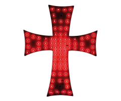 Kříž 24V červený