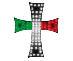 Kříž 24V trikolora III